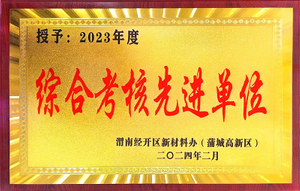 1-23年度综合考核先进单位